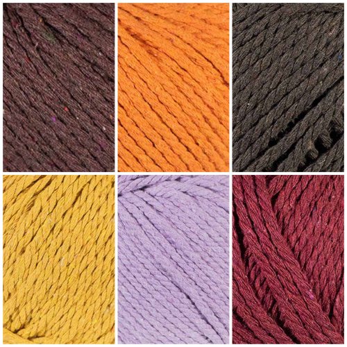 Cotton Cord Spools by Craft County - 50 Meters - Soft Rope for DIYs