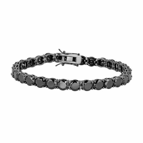 Onyx Tennis Link Bracelet