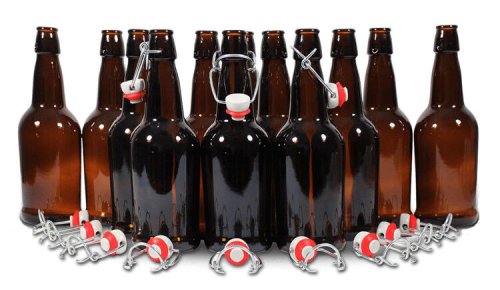 Amber EZ Cap Brew Bottles