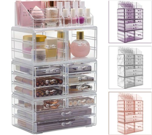 Clearview Cosmetic Storage Tower