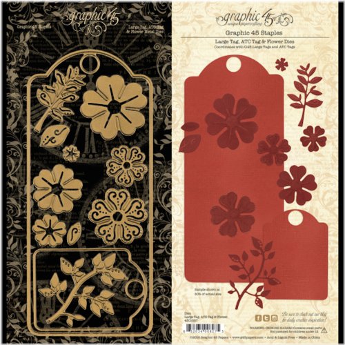 Tag & Flower Metal Die Set