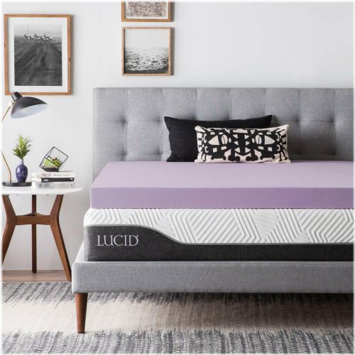 Lavender Memory Foam Mattress Enhancer