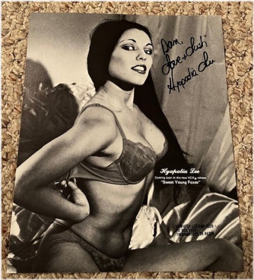 Vintage Autographed Photo by Hyapatia Lee