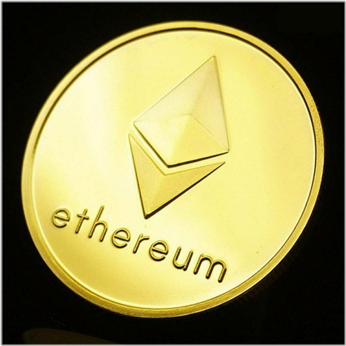 2021 Ethereum Commemorative Gold-Plated Coin for Collectors