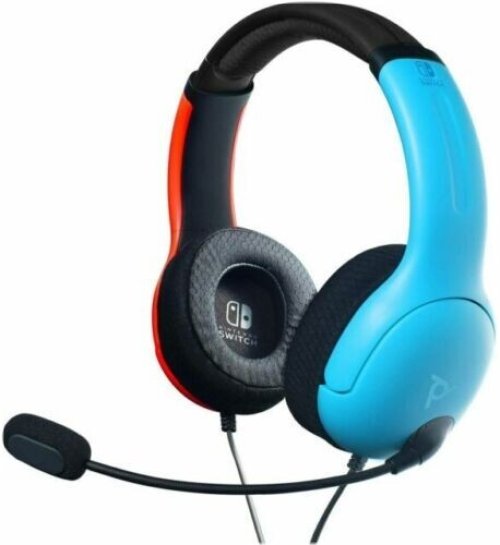 AirLite Blue/Red Over the Ear Wired Gaming Headset
