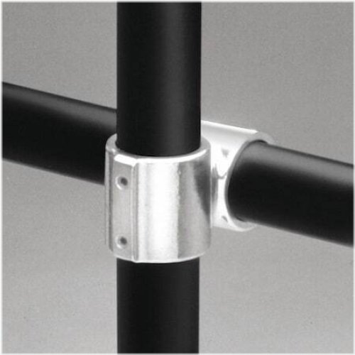 Aluminum Offset Cross for 1.25-Inch Structural Pipe Fitting by Hollaender