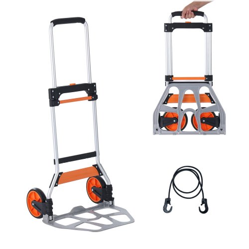 Fold-N-Carry Aluminum Trolley Cart