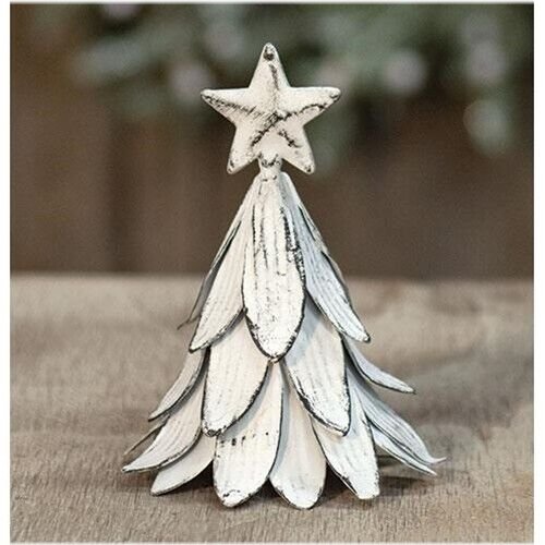 Frosted Metal Pine Tree - 5.25