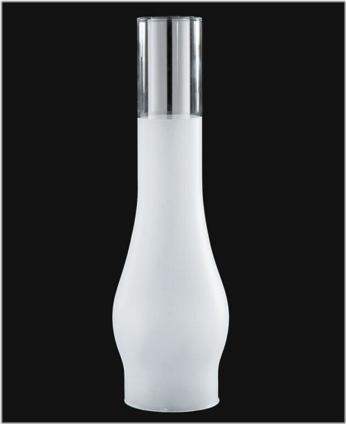 Frosted Glass Kerosene Lamp Chimney