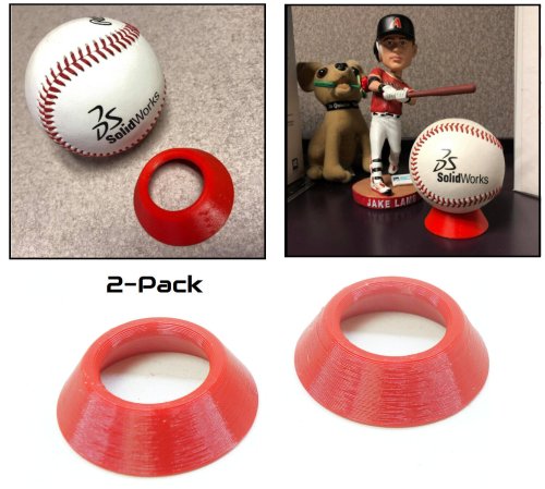 Cardinal Red Ball Holder Stand