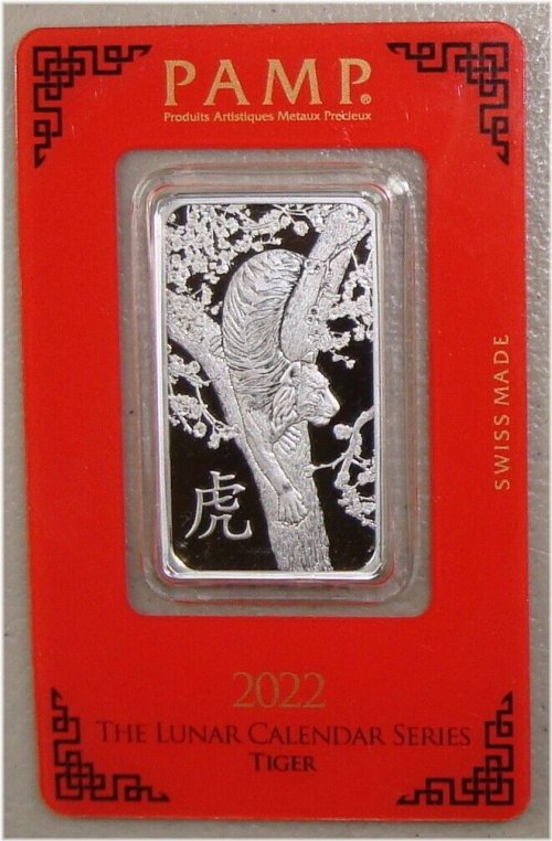 Tiger Lunar Platinum Bar