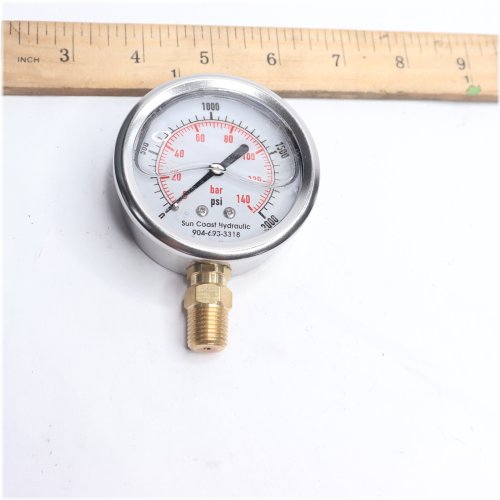 Glycerin-Filled Pressure Gauge
