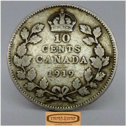 1919 Canadian Silver Dime