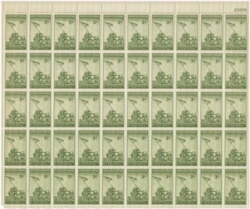 Marines of Iwo Jima Stamp Sheet