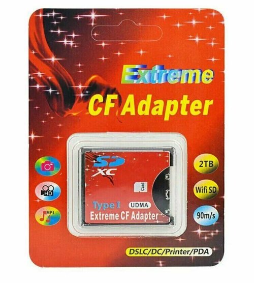 FlashMate SDHC to CF Card Adapter