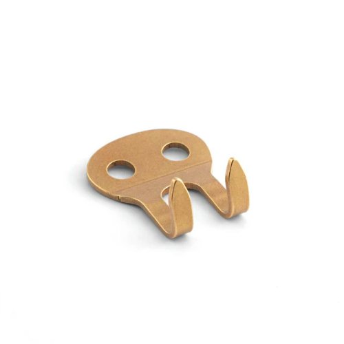 Brass Strap Hook - 2 Prong (1233-00)