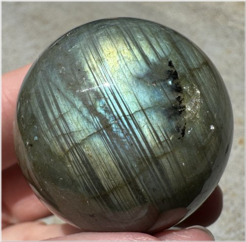 Mystic Flash Labradorite Sphere
