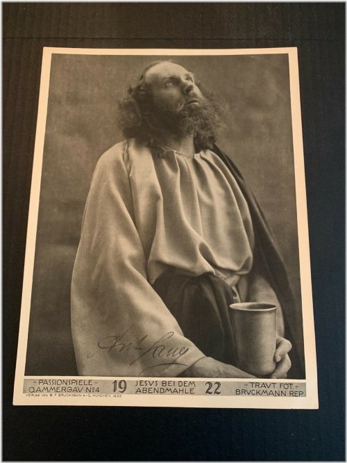 Anton Long's Signed Passion Play Photograph