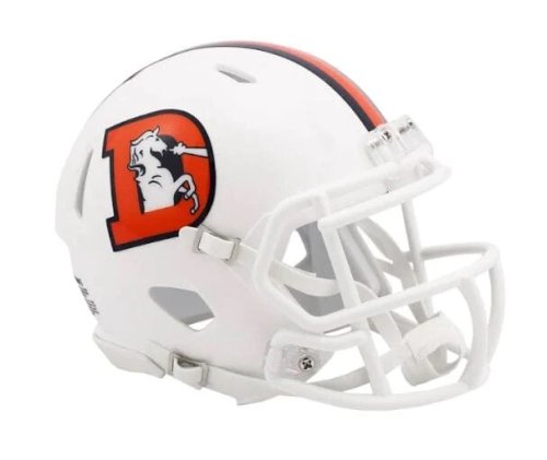 Broncos 2023 Alternate Speed Riddell Mini Helmet