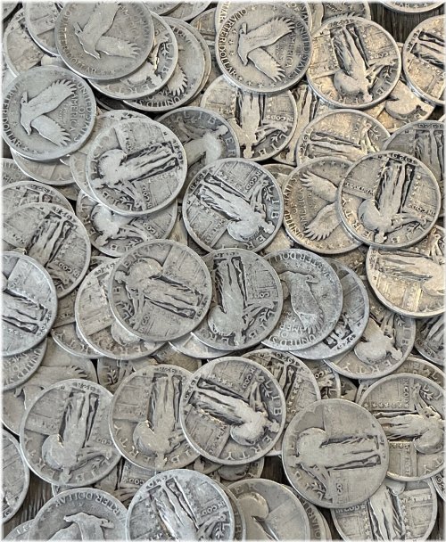 Readable Silver Quarters - Customizable Quantity