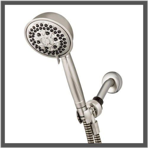 PulseFlow Brushed Nickel Hand Held Shower Head