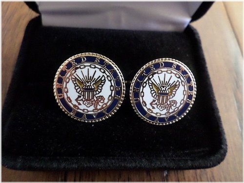 Navy Honor Cufflinks Set
