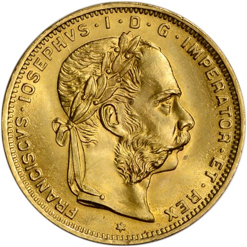 Franz Joseph I Gold Coin from Austria's Imperial Era (1892)