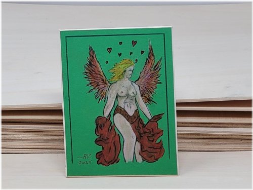 Prismacolor Pen Illustration on Mat Board