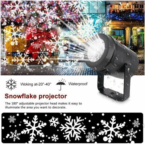 Snowflake Laser Light Display