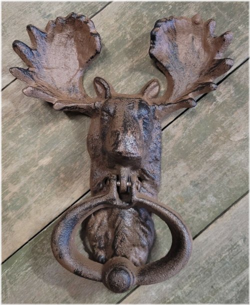 Majestic Moose Door Knocker