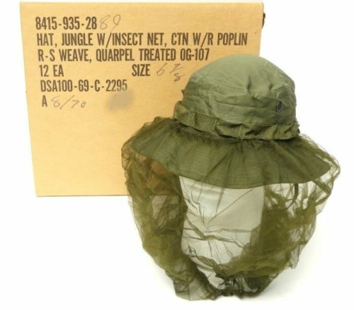 Jungle Boonie with Insect Net OG-107 DSA 1969