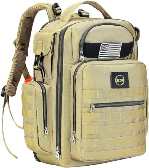 Brown Canvas Diaper Backpack