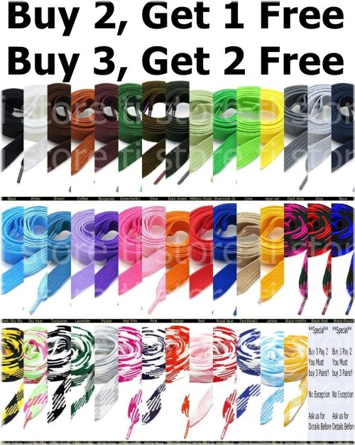 Bold Laces - Durable and Wide Shoelaces for All Shoe Types