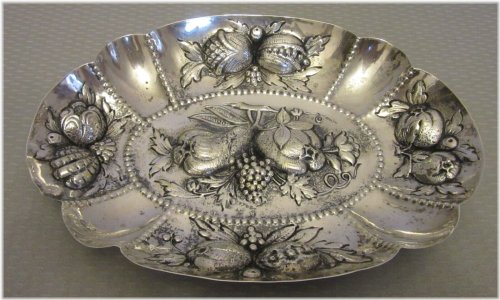 German Silver Harvest Bowl