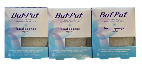 Blue Facial Sponge Trio