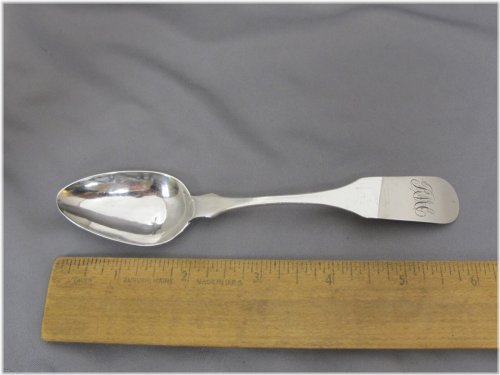Philadelphia Coin Silver Teaspoon by W. Miller