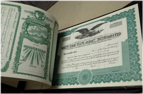 State Street Vintage Scripophily Collection