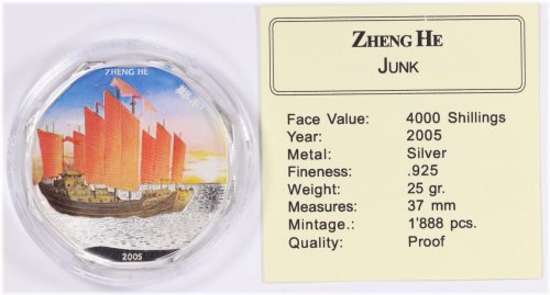 Zheng He Expedition Silver Coin