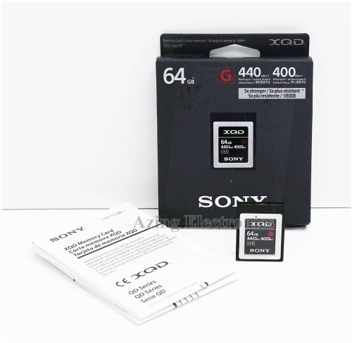 XQD 64GB Memory Card by Sony