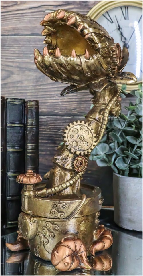 Clockwork Venus Flytrap Figurine