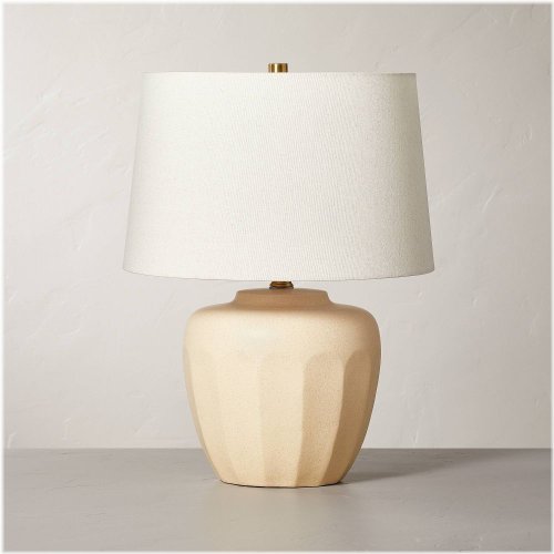 Taupe Gemstone Table Lamp