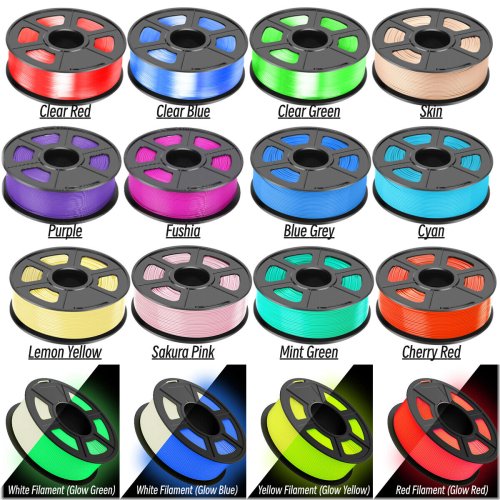 Sunlu 3D Printer PLA Filament - Multi-Pack Deal