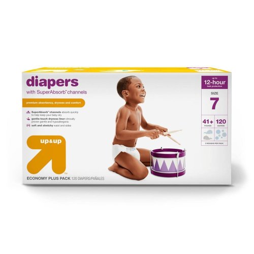 Economy Plus Pack - Size 7 - 120ct