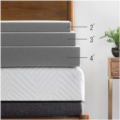 Bamboo Charcoal Memory Foam Topper