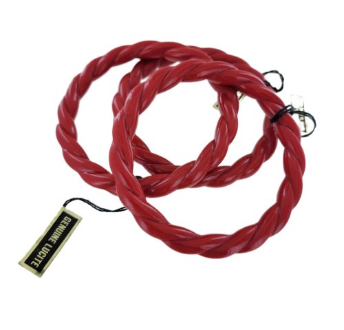 Retro Red Rope Trio Bracelet Set