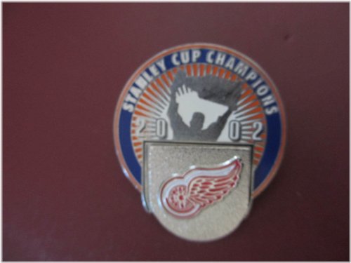 Red Wings 2002 Stanley Cup Champions Lapel Pin
