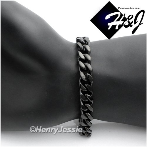 Steel Curb Link Chain Bracelet