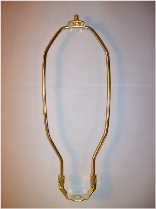 Brass Plated Heavy Duty Lamp Harp