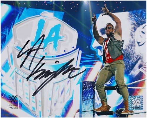 Roped In Glory: LA Knight Autographed Photo