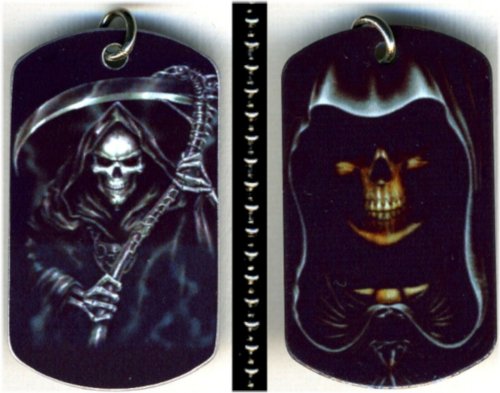 Eternal Shadows Aluminum Dog Tag Necklace